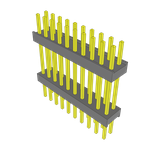 Samtec-ZW-10-12-G-D-606-236 Connector Headers and PCB Receptacles Conn Board Stacker HDR 20 POS 2.54mm Solder ST Top Entry Thru-Hole Bulk Samtec-ZW-10-12-G-D-606-236 Connector Headers and PCB Receptacles Conn Board Stacker HDR 20 POS 2.54mm Solder ST Top Entry Thru-Hole Bulk