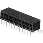 TE Connectivity-2-216604-3 Connector Headers and PCB Receptacles Conn Socket Strip RCP 46 POS 2.54mm Solder RA Thru-Hole Tray