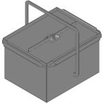 Hammond Manufacturing-1414N4PHI6LP  Enclosures Continuous Hinge, Clamped Cover