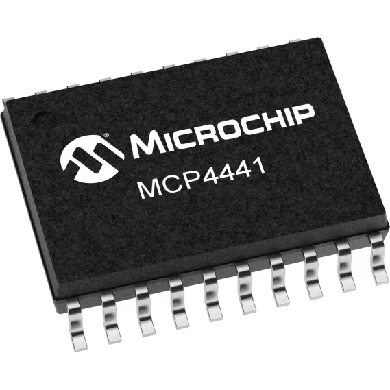 Microchip Technology-MCP4441-104E/ST Digital Potentiometers Digital Potentiometer 100kOhm 128POS Non-Volatile Linear Automotive AEC-Q100 20-Pin TSSOP Tube