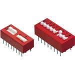 Grayhill-97C02T Switch DIP Switch DIP ON OFF SPST 2 Recessed Slide 0.025A 24VDC Gull Wing 1000Cycles 1.27mm SMD Tube