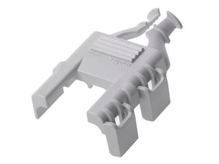 2018440131 - MultiCat High-Power Hermaphroditic Backshell, 3 Circuits, 18-12 AWG, Gray