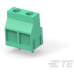 TE Connectivity-796739-2 Connector Terminal Blocks Conn Eurostyle Block F 2 POS 9.53mm Solder RA Thru-Hole 30A