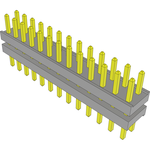 Samtec-TW-13-11-G-D-155-120 Connector Headers and PCB Receptacles Conn Board Stacker HDR 26 POS 2mm Solder ST Top Entry Thru-Hole Bulk
