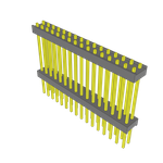 Samtec-ZW-16-20-T-D-790-306 Connector Headers and PCB Receptacles Conn Board Stacker HDR 32 POS 2.54mm Solder ST Top Entry Thru-Hole Bulk Samtec-ZW-16-20-T-D-790-306 Connector Headers and PCB Receptacles Conn Board Stacker HDR 32 POS 2.54mm Solder ST Top Entry Thru-Hole Bulk