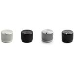 Kilo International-OEJA-63-2-7 Control Knobs Control Knob, Knurl/Round Black Arrow