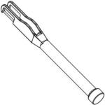 Cinch Connectivity Solutions-5810000011 Connector Accessories Connector Accessories Sealing Plug Straight Polymer Natural Bag