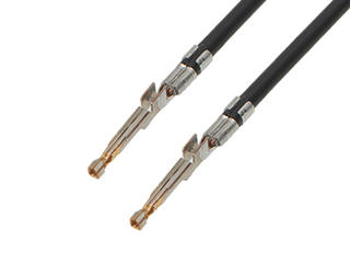 2174701223 - Pre-Crimped Lead Ultra-Fit Female-to-Ultra-Fit Female, Gold (Au) Plating, 225.00mm Length, 16 AWG, Black
