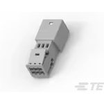 TE Connectivity-1-1418784-1 Connector Discrete Wire Housing Conn Housing PL 6 POS 2.5mm Crimp ST Cable Mount Gray Bulk