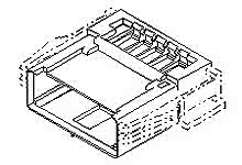 511120220 - 2.50mm Pitch Wire-to-Wire Plug Housing, with Retainer and Optional Panel  Mount, Panel Mount, 2 Circuits