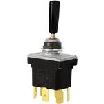 Honeywell-32NT391-7-A02 Switch Toggle Switch Toggle (ON) OFF (ON) DPDT Round Lever Quick Conn 10A 277VAC 372.85VA Panel Mount with Threads