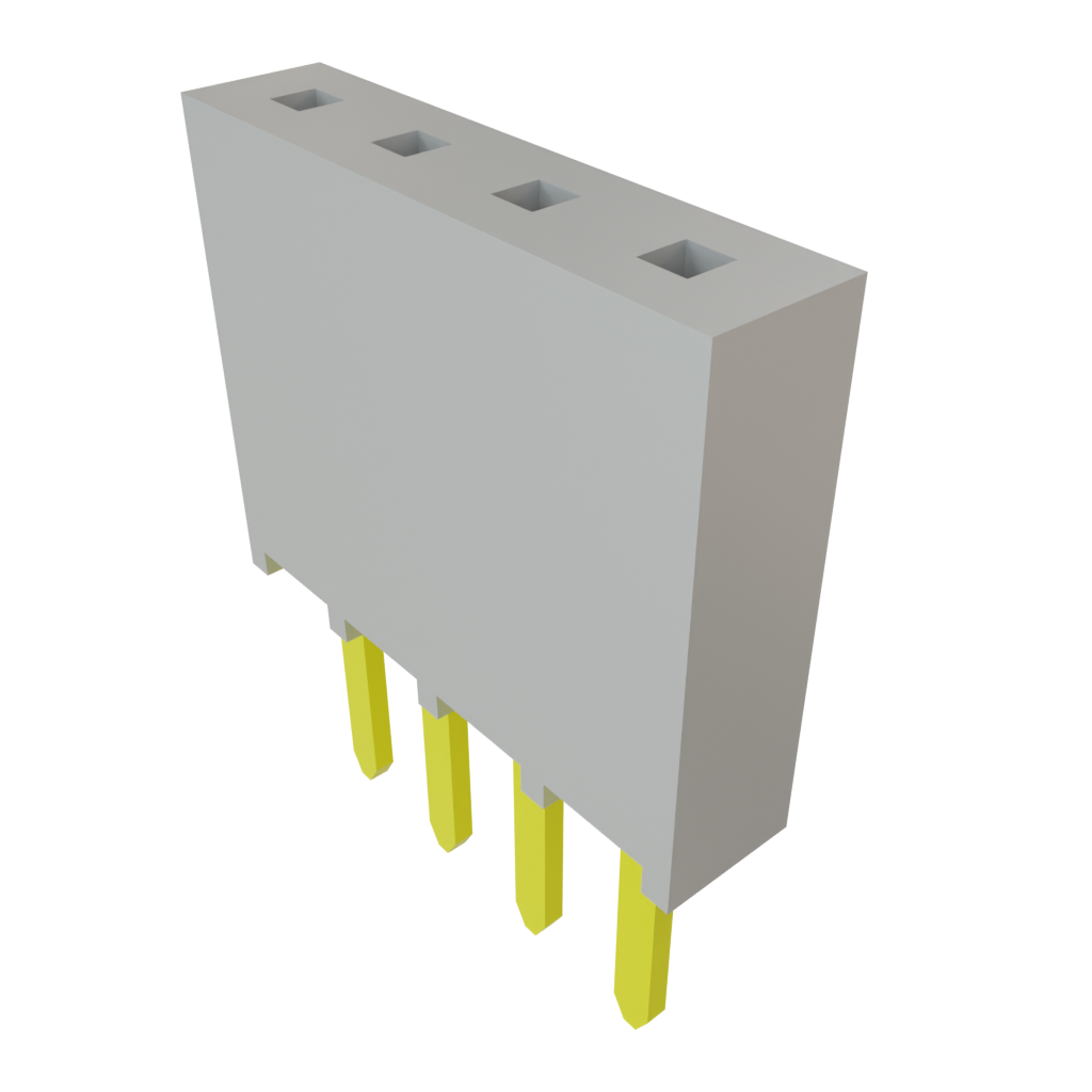 Samtec-SSW-104-02-L-S Connector Headers and PCB Receptacles Conn Socket Strip SKT 4 POS 2.54mm Solder ST Top Entry Thru-Hole Layer Samtec-SSW-104-02-L-S Connector Headers and PCB Receptacles Conn Socket Strip SKT 4 POS 2.54mm Solder ST Top Entry Thru-Hole Layer