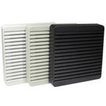 Hammond Manufacturing-XPFA254GY null Filter Fan Grills, Plastic, Gray Color, 305mm Product Length, 24mm Product Depth, 305mm Product Height