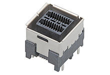 1724660100 - iPass+ zHD Vertical Internal Connector Assembly, 1x1, Surface Mount, 0.76µm Gold (Au) Plating