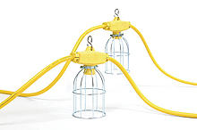 1301070034 - Super-Safeway Assembled Rubber Stringlight Lampholder with MAX-LOC Grips  and Guard