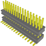 Samtec-MW-16-03-G-D-184-126 Connector Headers and PCB Receptacles Conn Board Stacker HDR 32 POS 1mm Solder ST Top Entry SMD FLEX STACK Tube
