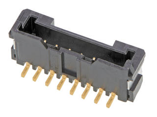 5055751361 - 2.00mm Pitch, Micro-Lock Plus PCB Header, Single Row, Vertical, Surface Mount, 0.10µm Gold Plating, Positive Lock, 13 Circuits, Low-Halogen, Black