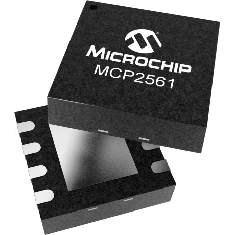 Microchip Technology-MCP2561-H/MF Controller Area Network - CAN Transceivers CAN 1Mbps 5V Automotive AEC-Q100 8-Pin DFN EP Tube