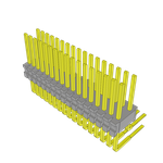 Samtec-TMS-117-01-L-D-RA Connector Headers and PCB Receptacles Conn Unshrouded Header HDR 34 POS 1.27mm Solder RA Side Entry Thru-Hole Tube