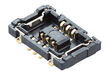5035480622 - SlimStack Board-to-Board Receptacle, 0.40mm Pitch, HRF (High Retention Force) Series, 0.70mm Mated Height, 2.60 Mated Width, 6 Circuits
