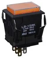 NKK SWITCHES LB15RKG01-5D-JD