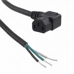 CnC Tech, LLC-800-1603-2-SJT0-BL-00200 Cable Assembly AC Power Cable Assembly 2m C13 3 POS F 16AWG