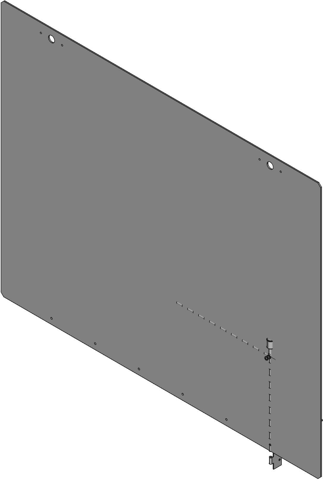Hammond Manufacturing-PJSP3024 null Swing Panel, Aluminum, 29.25 In Height Hammond Manufacturing-PJSP3024 null Swing Panel, Aluminum, 29.25 In Height
