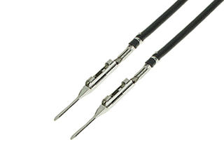 2177921125 - Pre-Crimped Lead Squba 1.8 Male-to-Squba 1.8 Male, Tin (Sn) Plating, 450.00mm Length, 22 AWG, Black
