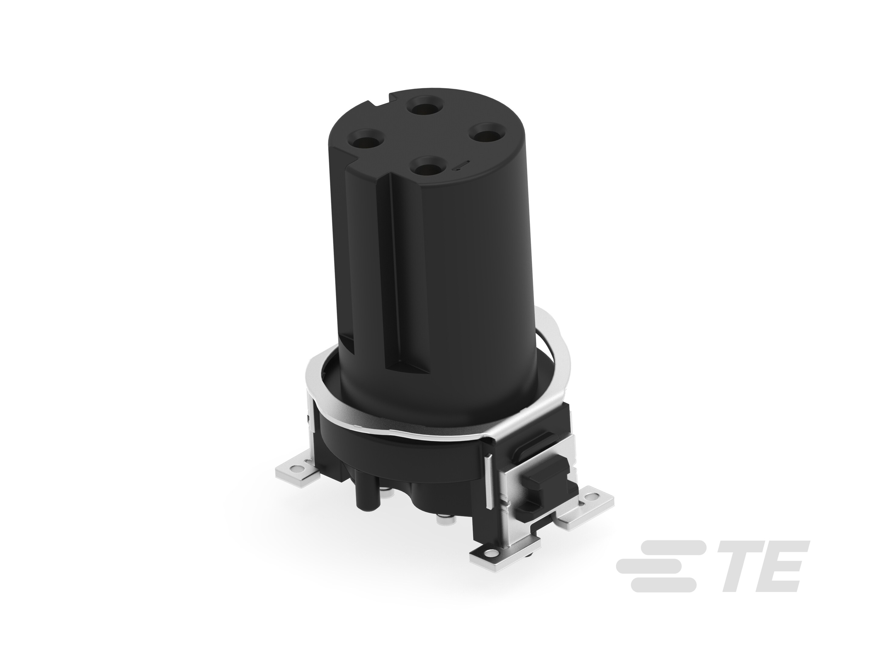 M12 FEMALE, D CODE, 4P, 17MM SMT-484937-E