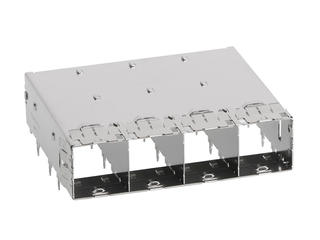 1724735004 - iPass+ zHD External Cage Assembly, 1x4, with Press-Fit Pins