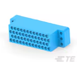 TE Connectivity-201358-3 Connector Discrete Wire Housing Conn Housing PL 50 POS 3.81mm Crimp ST Panel Mount Blue Carton