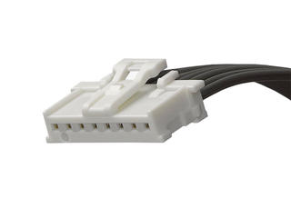151360801 - MicroClasp-to-MicroClasp Off-the-Shelf (OTS) Cable Assembly, Single Row,  100.00mm Length, 8 Circuits, White