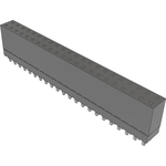 Samtec-ESW-122-12-S-D Connector Headers and PCB Receptacles Conn Elevated Socket SKT 44 POS 2.54mm Solder ST Top Entry Thru-Hole Tube