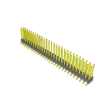 Samtec-TSM-128-03-S-DV Connector Headers and PCB Receptacles Conn Unshrouded Header HDR 56 POS 2.54mm Solder ST Top Entry SMD Tube