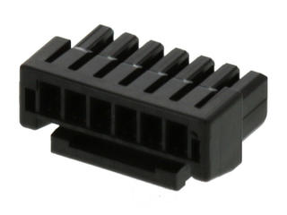 5055650601 - 1.25mm Pitch, Micro-Lock Plus Receptacle Crimp Housing, Single Row, Positive Lock, 6 Circuits, Black