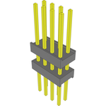 Samtec-EW-04-12-G-D-315 Connector Headers and PCB Receptacles Conn Board Stacker HDR 8 POS 2.54mm Solder ST Top Entry Thru-Hole Bulk