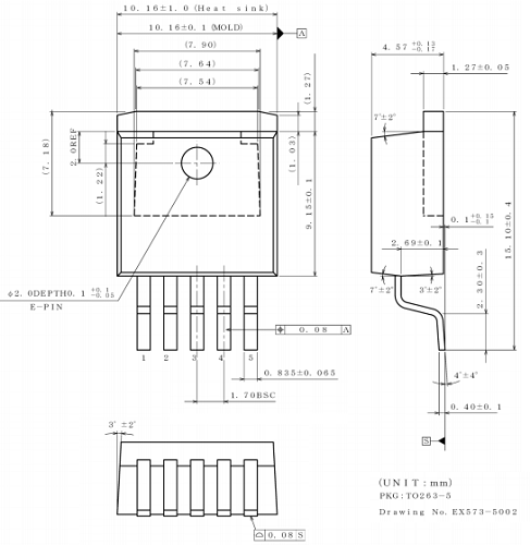 Product dimension image
