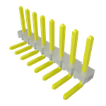 Samtec-TLW-108-01-T-S-RA Connector Headers and PCB Receptacles Conn Unshrouded Header HDR 8 POS 2.54mm Solder RA Side Entry Thru-Hole Bulk