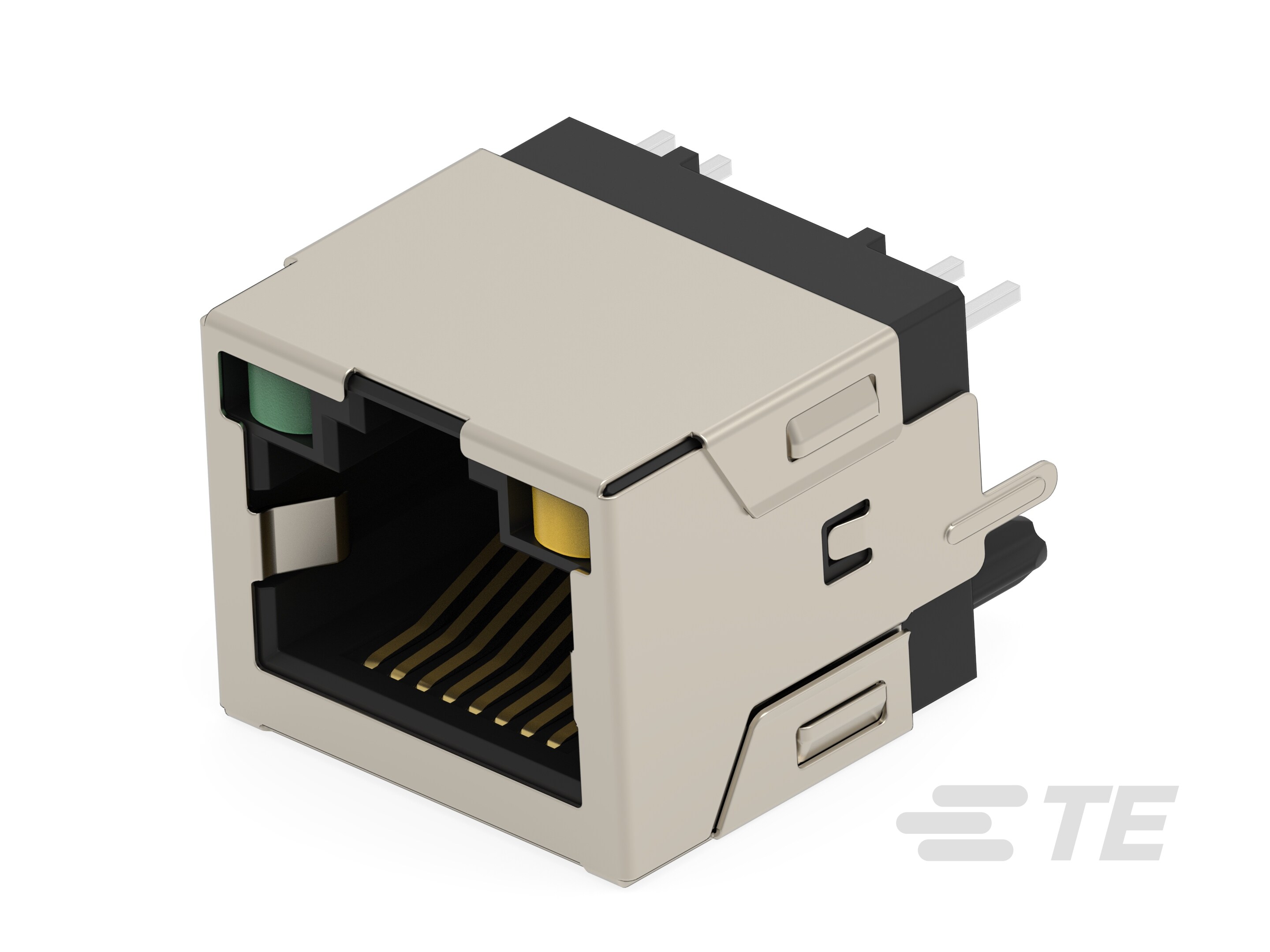 RJ45 JACK THR 1Gb VERT. LED 1X1-2501551-4 RJ45 JACK THR 1Gb VERT. LED 1X1-2501551-4