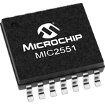 Microchip Technology-MIC2551YTS-TR USB Transceivers USB Transceiver 1TR 12Mbps 14-Pin TSSOP T/R
