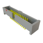 Samtec-ESHF-113-01-L-D-TH Connector Headers and PCB Receptacles Conn Shrouded Header (4 Sides) HDR 26 POS 1.27mm Solder ST Top Entry Thru-Hole Tube