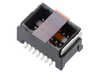 2077600881 - 1.25mm Pitch, Micro-Lock Plus PCB Header with Potting Capability, Dual Row, Vertical, Surface Mount, Tin-Bismuth Plating, 8 Circuits, with Pick-and-Place Tape, Low-Halogen, Black