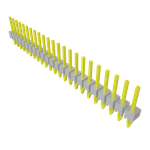 Samtec-PHT-123-01-L-S Connector Headers and PCB Receptacles Conn Unshrouded Header HDR 23 POS 2.54mm Press Fit ST Top Entry Thru-Hole Tube