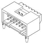 Molex-0741640108 Connector Headers and PCB Receptacles Conn Shrouded Header (4 Sides) HDR 8 POS 2.54mm Solder RA Thru-Hole C-Grid Tube