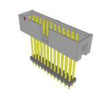 Samtec-ZST-112-07-L-D-1106 Connector Headers and PCB Receptacles Conn Elevated Shrouded Header HDR 24 POS 2.54mm Solder ST Thru-Hole Bulk