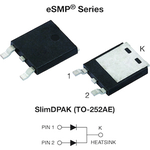 Vishay-V40PW45CHM3/I Rectifiers Diode Schottky 45V 40A  3-Pin(2+Tab) Slim DPAK T/R Automotive AEC-Q101