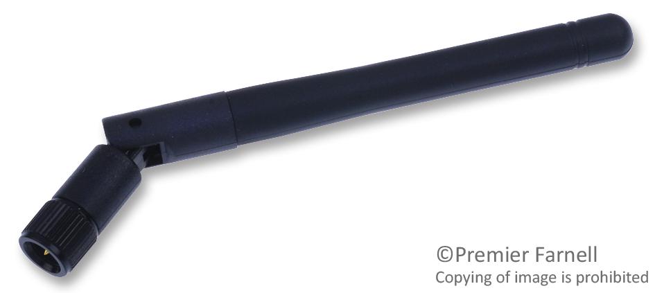 External Antenna, Whip, Single Band, 2.45 GHz, Connector Mount