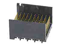 1712921108 - Impact 100 Ohm 3 Pair Vertical Backplane Header, Unguided, Open Endwall,  10 Columns, 90 Circuits, Pin Length 5.50mm, Plated Through Hole Dimension 0.39mm, MAPS, Lead Free