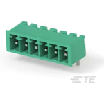 TE Connectivity-284513-6 Connector Headers and PCB Receptacles Conn Shrouded Header (4 Sides) M 6 POS 3.81mm Solder RA Side Entry Thru-Hole