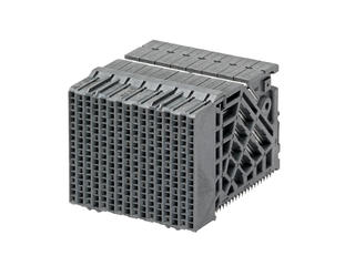 1705401026 - Impact 85 Ohm Plus 6 Pair Right-Angle Daughtercard, Unguided, 16 Columns, 288 Circuits, Plated Through Hole Dimension 0.39mm, Lead Free